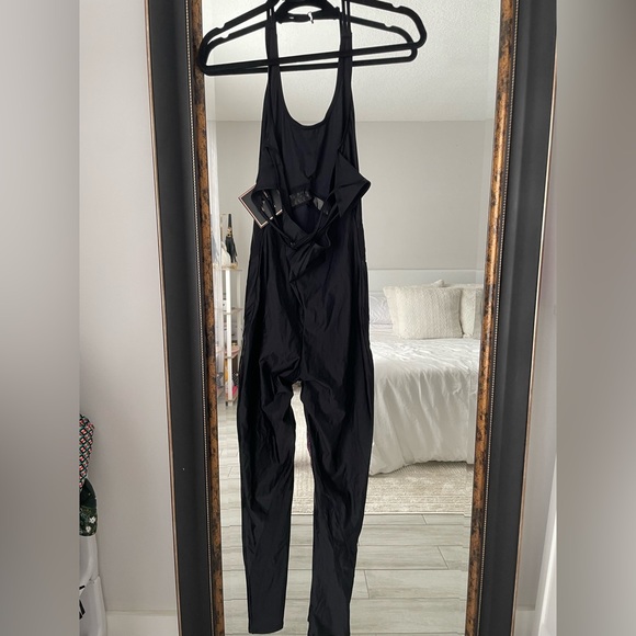 Danskin Black Bodysuit with Sheer Accents - Picture 4 of 6